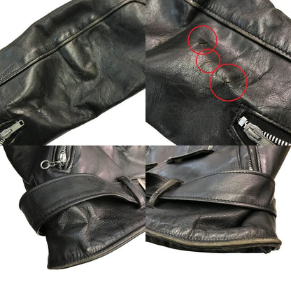 Schott ショット Perfecto ワンスター ライダースジャケット メンズ レザー ダブルブレスト 70s ヴィンテージ ブラック 42サイズ 中古 T1