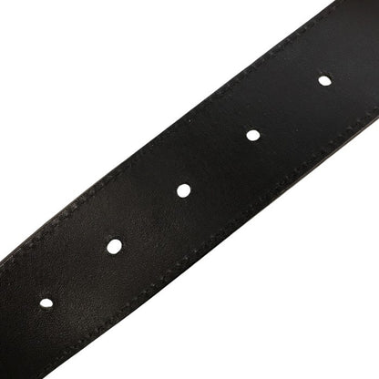 Vivienne Westwood MAN ヴィヴィアンウエストウッドマン ベルト メンズ レザー トップ式 スカル チェック ホワイト/ブラック 中古 T1