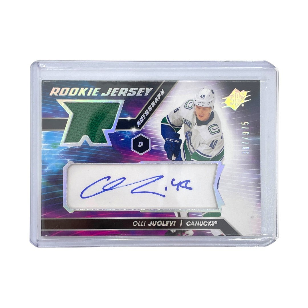 UPPER DECK NHLカード SPX OLLI JUOLEVI CANUCKS 307/375 #OJ 中古 IT1