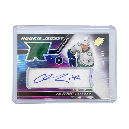 UPPER DECK NHLカード SPX OLLI JUOLEVI CANUCKS 307/375 #OJ 中古 IT1