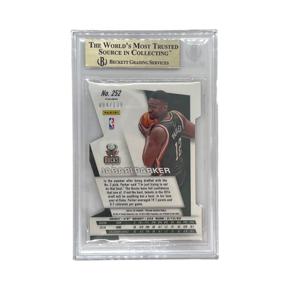 PANINI NBAカード PRIZM ORANGE DIE CUT JABARI PARKER 084/139 #252 中古 IT1