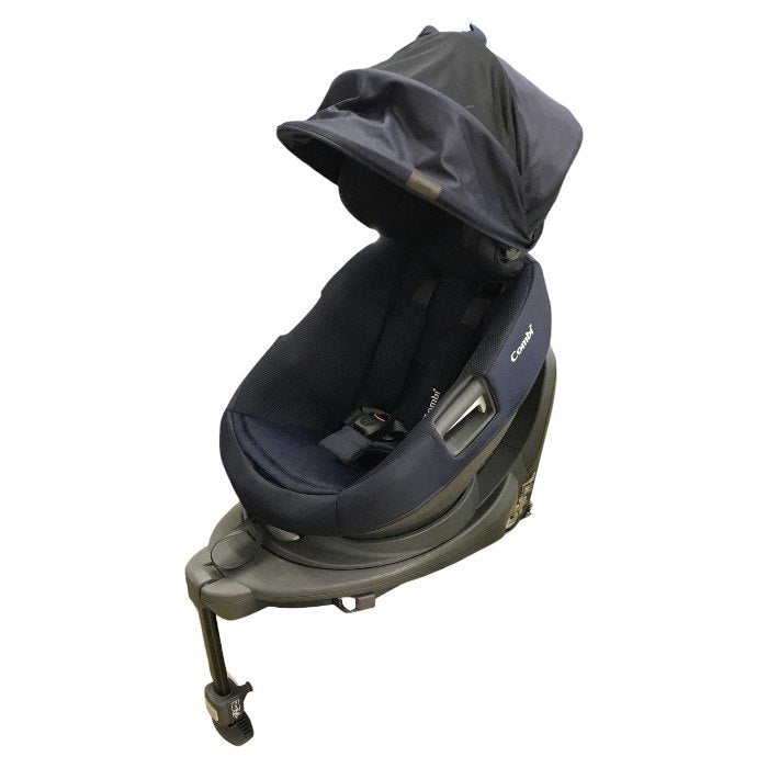 コンビ ホワイトレーベル THE S Air ISOFIX エッグショック ロッタ ZD チャイルドシート 360°回転 ウォッシャブル R129適合 エテルニタネイビー 17598 中古 T1