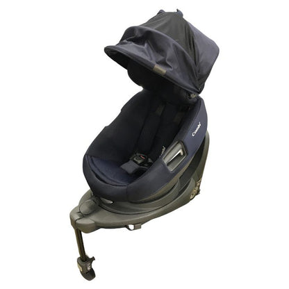 コンビ ホワイトレーベル THE S Air ISOFIX エッグショック ロッタ ZD チャイルドシート 360°回転 ウォッシャブル R129適合 エテルニタネイビー 17598 中古 T1