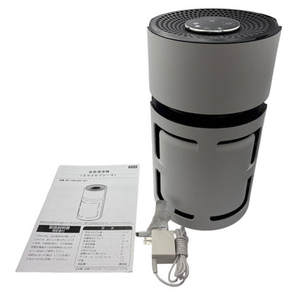 Dretec ドリテック ～11畳 空気清浄機 スマイルブリーズ AC-101 家電 ペット臭 スリム 静音モード搭載 お手入れ簡単 中古 W４