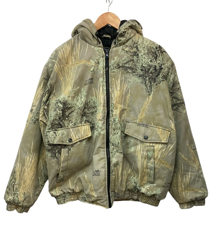 WFS Ghost Camo カモフラージュ ミリタリージャケット 中綿ブルゾン サイズM 中古 D4