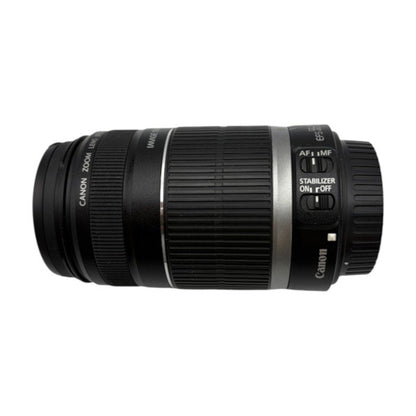ジャンク品 Canon キヤノン 望遠ズームレンズ EF-S 55-250mm 1:4-5.6 IS カメラ用品 ズーム 撮影 カメラ用品 ズーム 撮影 中古 W４
