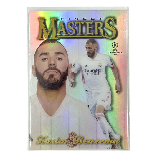 TOPPS サッカーカード FINEST KARIM BENZEMA REAL MADRID #97F-KB 中古 IT1