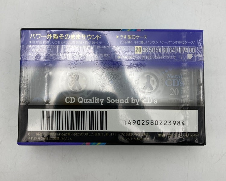 maxell Metal CD's 20分 カセットテープ 2PACK 3個セット＋1PACK 中古 D4