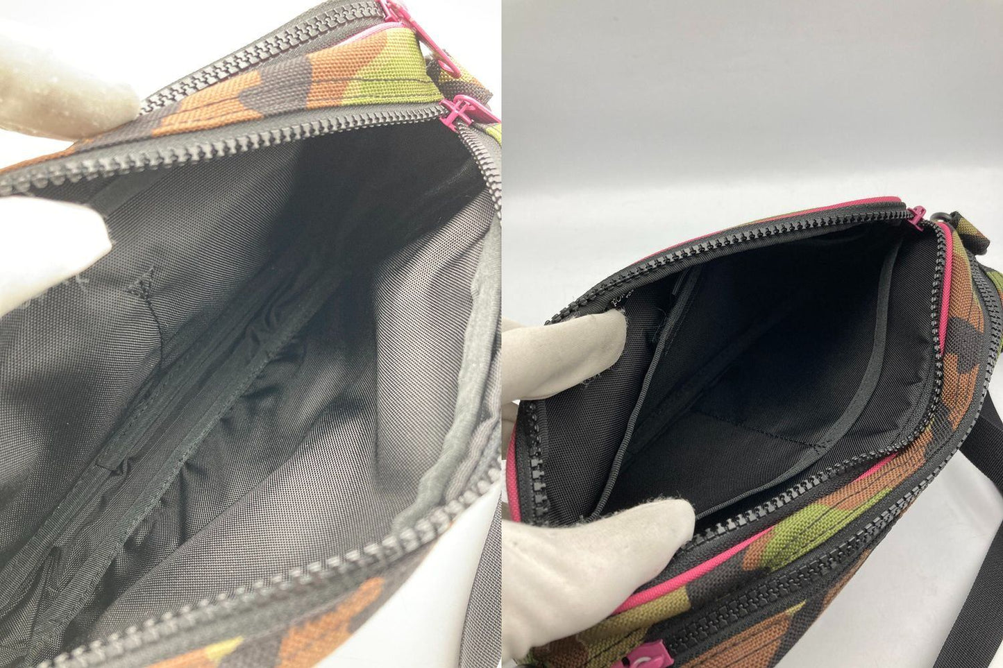 PORTER GIRL ポーターガール 迷彩 ショルダーバッグ 中古 D4