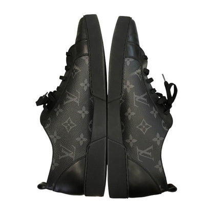 LOUIS VUITTON ルイヴィトン マッチアップ スニーカー メンズ ローカット レースアップ モノグラム エクリプス ブラック 8 (約26.5cm) 中古 T1