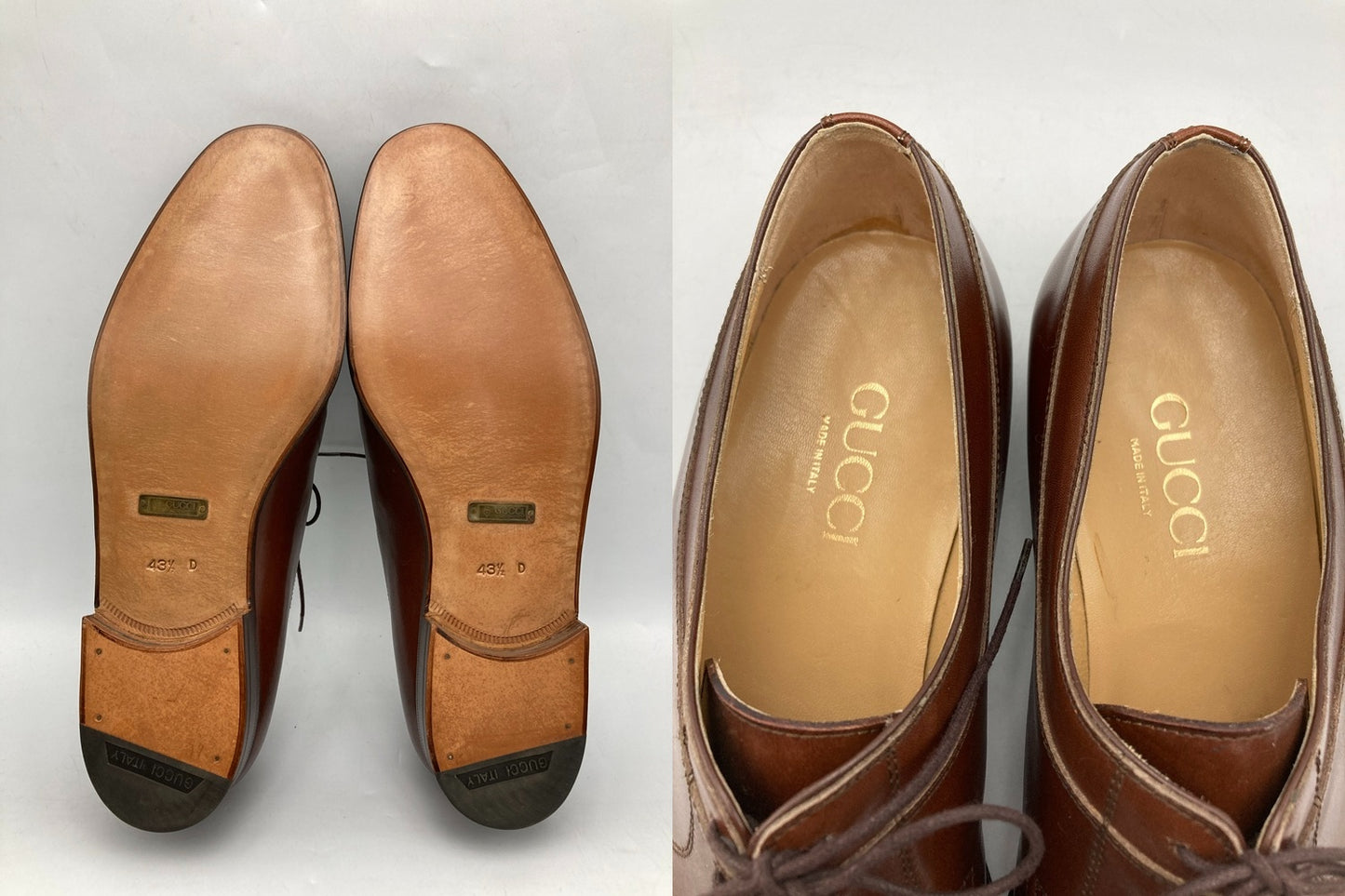 GUCCI グッチ Uチップ ドレスシューズ メンズ IT43 1/2 中古 D4