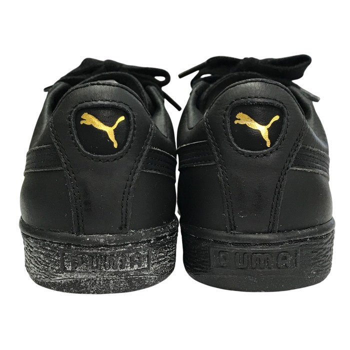 PUMA プーマ バスケットクラシック スニーカー メンズ ローカット Basket Classic シンプル ブラック 26.0cm 354367 19 中古 T1