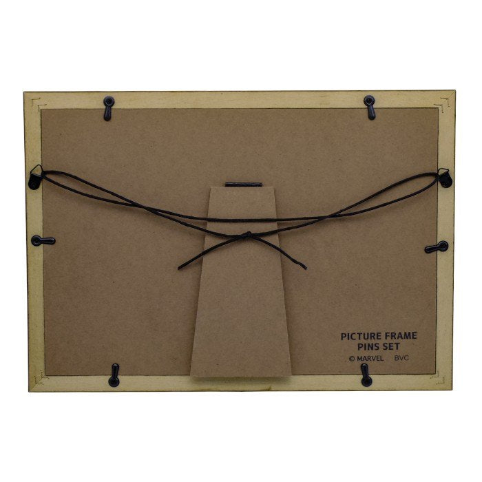 MARVEL MCU 映画ポスター 額装ピンズセット 「マーベル・スタジオ/ヒーローたちの世界へ」 会場限定 中古 a1