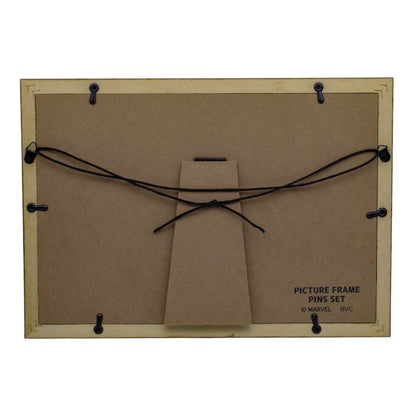 MARVEL MCU 映画ポスター 額装ピンズセット 「マーベル・スタジオ/ヒーローたちの世界へ」 会場限定 中古 a1