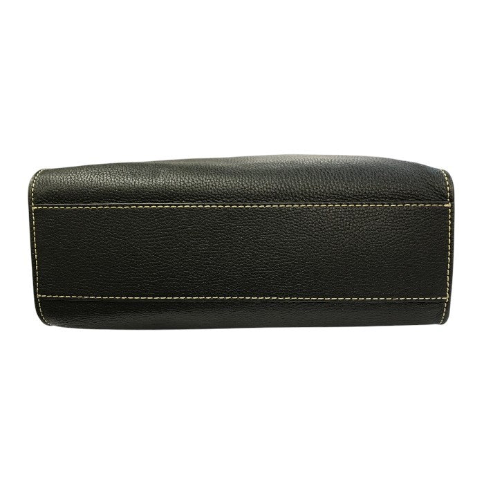 MARC JACOBS マークジェイコブス THE GRIND トートバッグ レディース レザー ショルダー シンプル 通勤 通学 ブラック M0012669 中古 T1