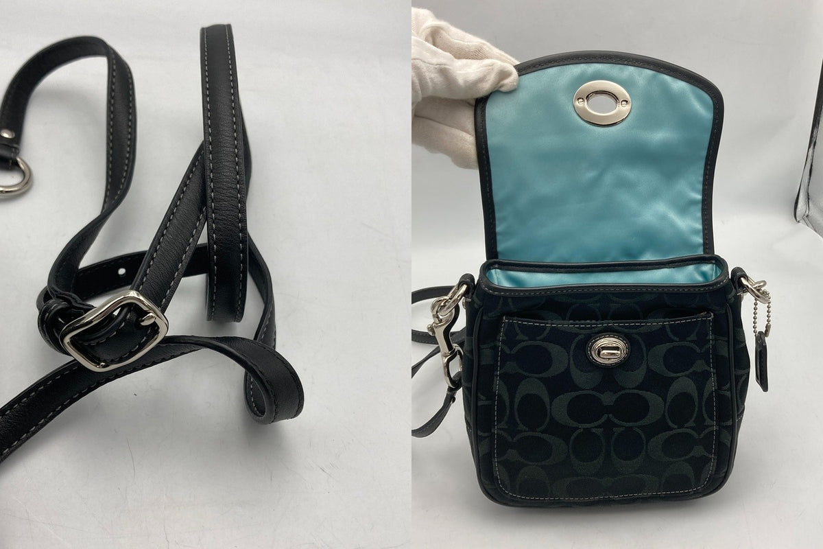 COACH コーチ シグネチャー ミニショルダーバッグ 42433 中古 D4