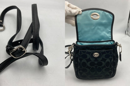 COACH コーチ シグネチャー ミニショルダーバッグ 42433 中古 D4