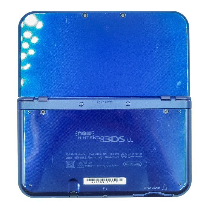 任天堂 Newニンテンドー3DS LL メタリックブルー 本体 中古 a1