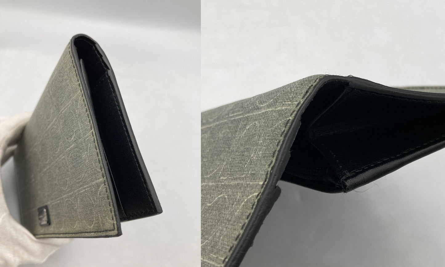 Salvatore Ferragamo フェラガモ ガンチーニ 二つ折り長財布 中古 D4