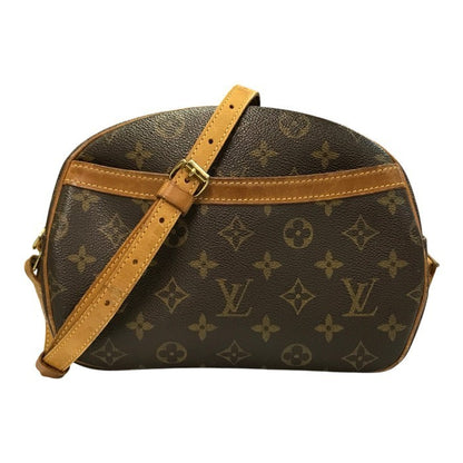 LOUIS VUITTON ルイヴィトン モノグラム ブロワ ショルダーバッグ レディース 斜め掛け 丸型 コンパクト ブラウン M51221 中古 T1