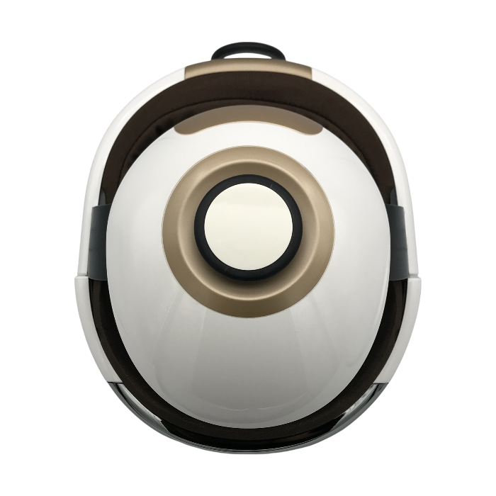 モンデール ヘッドスパ 頭皮マッサージャー ホワイト コードレス 充電式 15分オートプログラム 血行促進 HS1 中古 T1