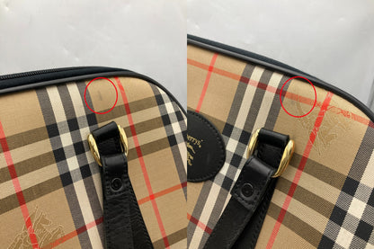 Burberrys バーバリーズ チェック柄 ボストンバッグ 中古 D4