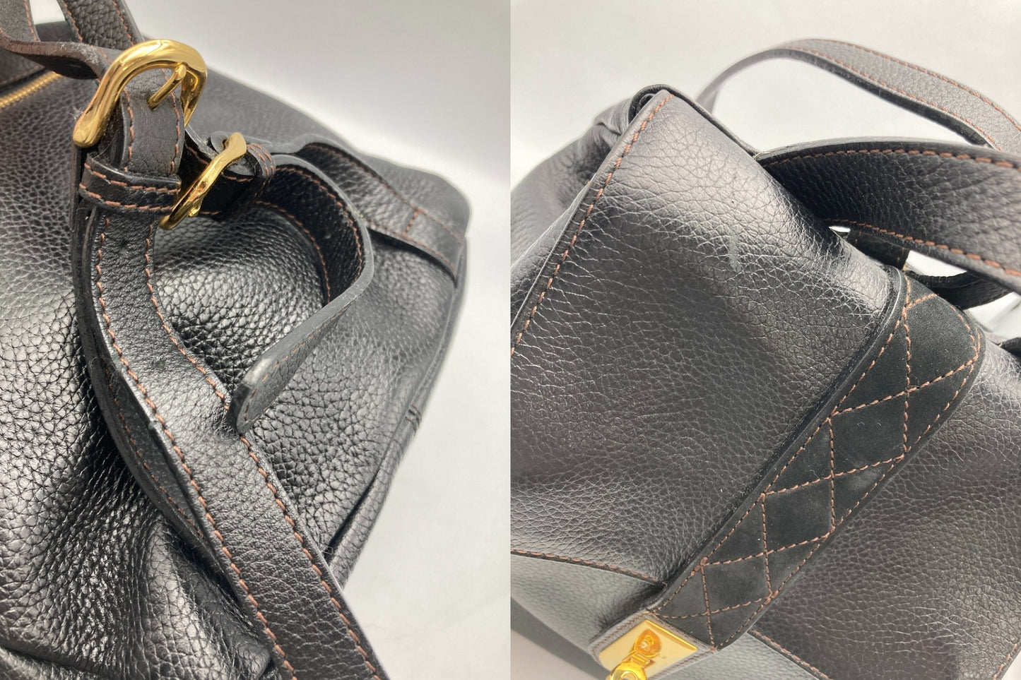 PELLE BORSA ペレボルサ レザー リュックサック 中古 D4