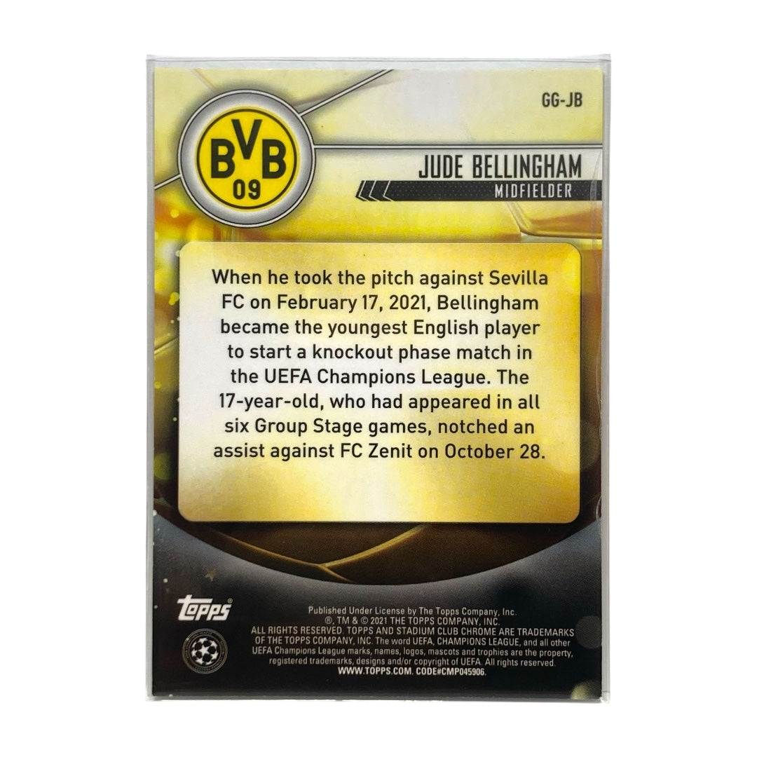 TOPPS サッカーカード STADIUM CLUB CHROME JUDE BELLINGHAM DORTMUND #GG-JB 中古 IT2