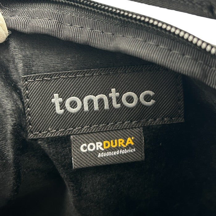 tomtoc トムトック ショルダーバッグ 鞄 ナイロン メンズ 2WAY ハンド ブラック 中古 W４
