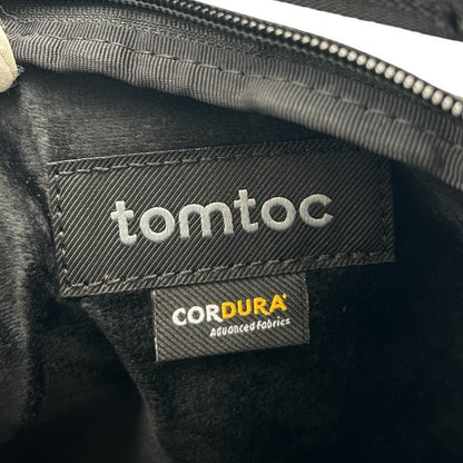 tomtoc トムトック ショルダーバッグ 鞄 ナイロン メンズ 2WAY ハンド ブラック 中古 W４