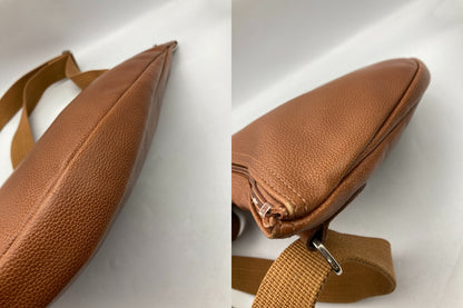 LONGCHAMP ロンシャン レザー ボディバッグ クロスボディ 中古 D4