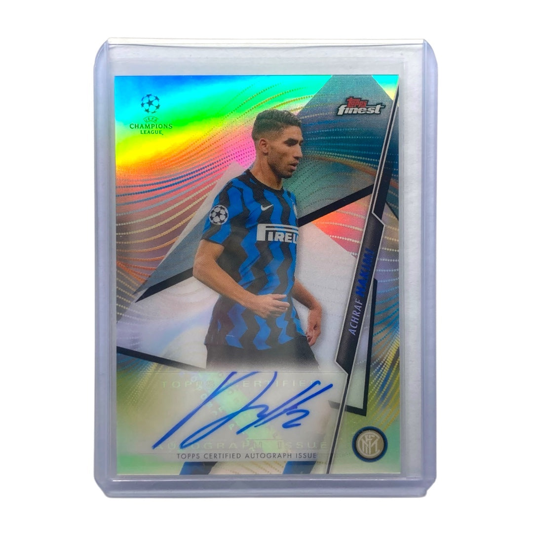 TOPPS サッカーカード FINEST ACHRAF HAKIMI INTERNAZIONALE #FA-AH 中古 IT2