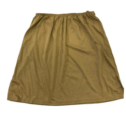 iliann loeb イリアンローブ セットアップ レディース 夏 綿100％ ベージュ 192-119 半袖 上下セット トップス スカート 中古 MK1