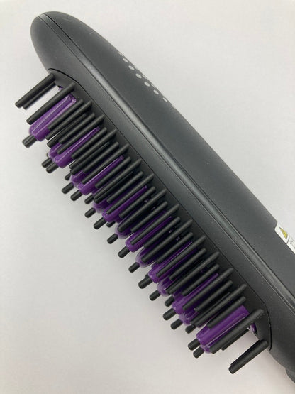 ヤーマン DAFNI nano ダフニナノ ブラシ型ヘアアイロン ブラック パープル DH1.6N 中古 D4