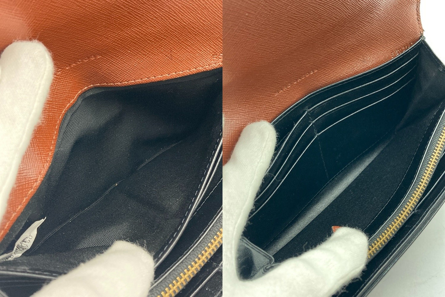 MARC JACOBS マークジェイコイブス レザー 2つ折り 長財布 中古 D4