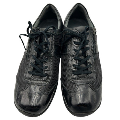 Pedala ペダラ asics アシックス WP254S エナメル レザー スニーカー 24.0cm 本革 靴 シューズ レディース 中古 W４