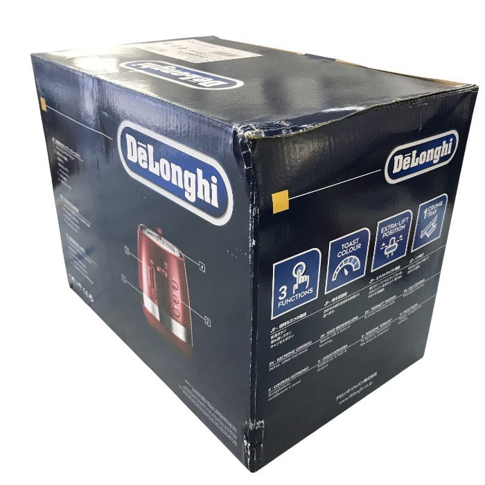 De'Longhi (デロンギ) アクティブ ポップアップト-スタ- 800W CTLA2003J-R(パッションレッド) 中古 Y1