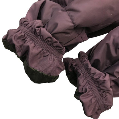 COACH コーチ ダウンジャケット レディース ミドル丈 ファー フード 取り外し可 パープル Sサイズ F57029 中古 T1