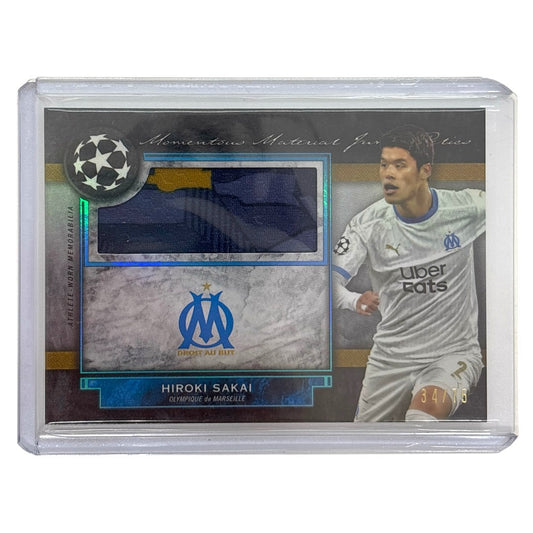 TOPPS サッカーカード MUSEUM COLLECTION HIROKI SAKAI OLYMPIQUE DE MARSEILLE 34/75 #MMJR-HS 中古 IT1