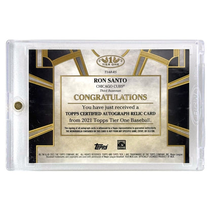 TOPPS MLBカード TIER ONE RON SANTO CHICAGO CUBS /25 #T1AR-RS 中古 IT1