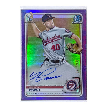 TOPPS MLBカード BOWMAN CHROME 1ST HOLDEN POWELL WASHINGTON NATIONALS /250 #CDA-HP 中古 IT1