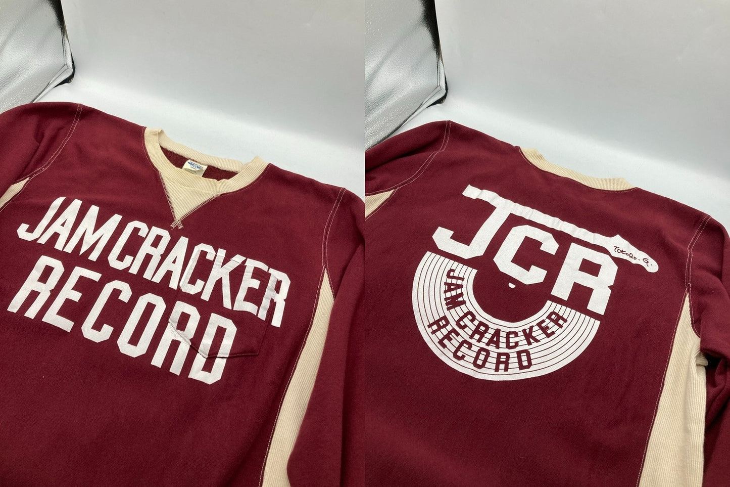 SETAGAYA BASE 世田谷ベース JAMCRACKER RECORD スウェット サイズM メンズ 中古 D4