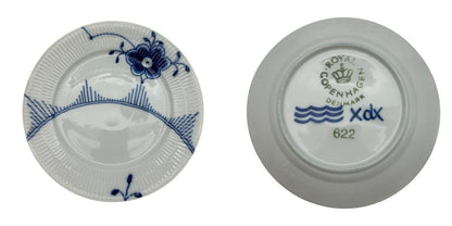 未使用品 ROYAL COPENHAGEN ロイヤルコペンハーゲン ブルーフルテッド 6枚 セット プレート 22cm 皿 大皿 洋食器 中古 W1