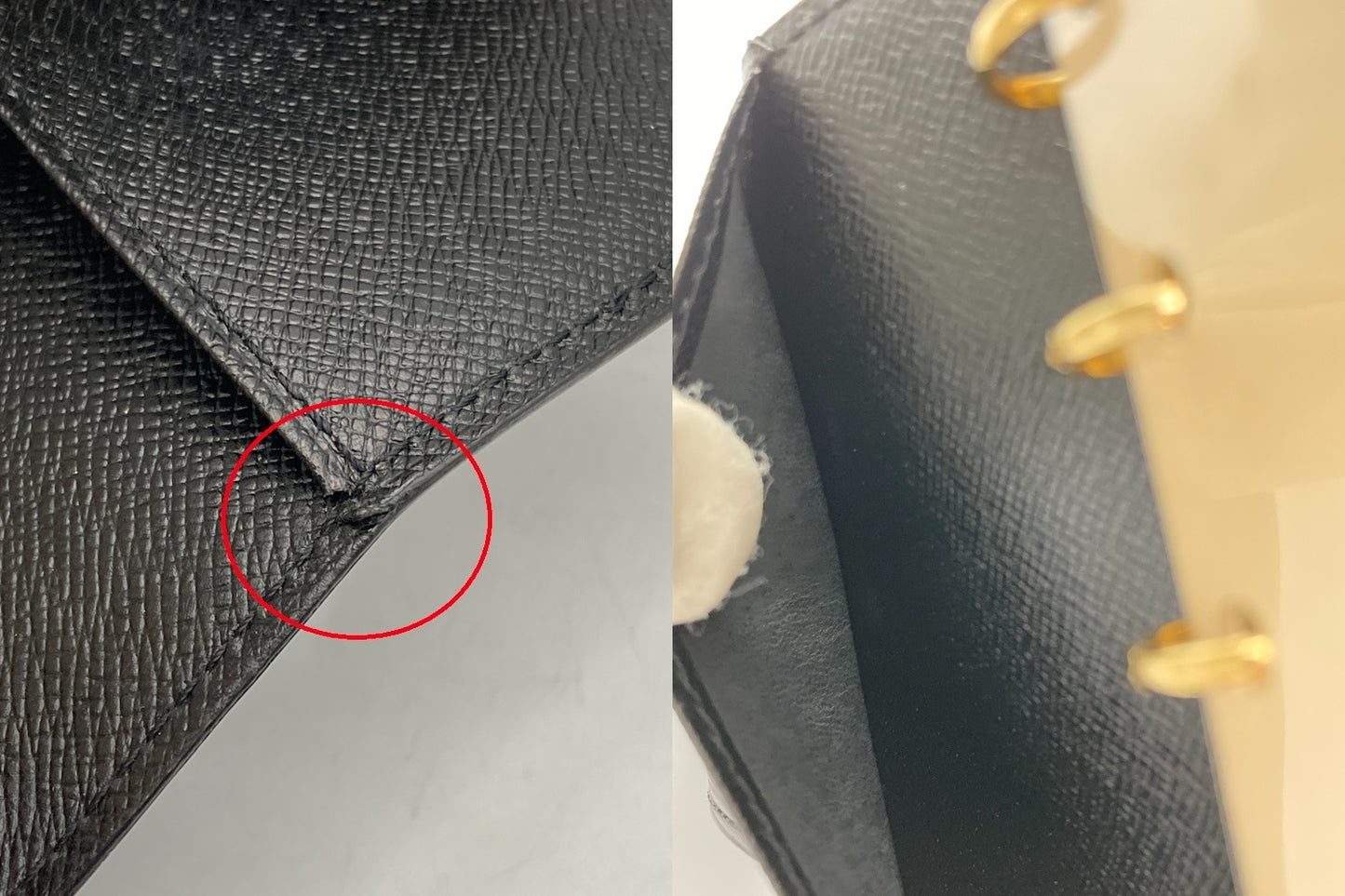 LOUIS VUITTON エピ アジェンダPM 手帳カバー ブラック R20052 リフィルあり 中古 D4