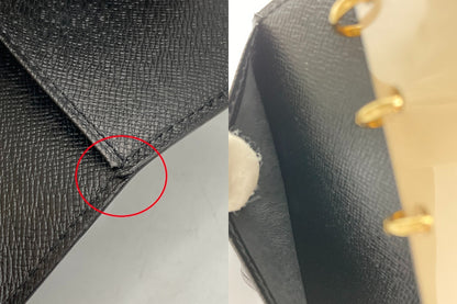 LOUIS VUITTON エピ アジェンダPM 手帳カバー ブラック R20052 リフィルあり 中古 D4