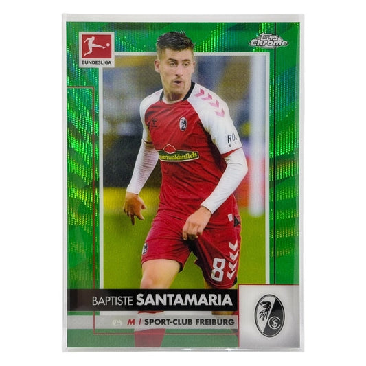 TOPPS サッカーカード CHROME BAPTISTE SANTAMARIA FREIBURG /99 #43 中古 IT1