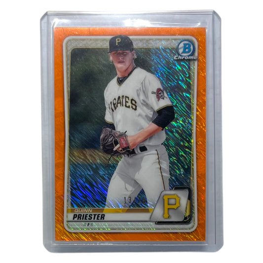 TOPPS MLBカード BOWMAN CHROME QUINN PRIESTER PITTSBURGH PIRATES /25 #BCP-197 中古 IT2