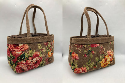 FEILER フェイラー 巾着 ロザリウム トートバッグ 中古 D4