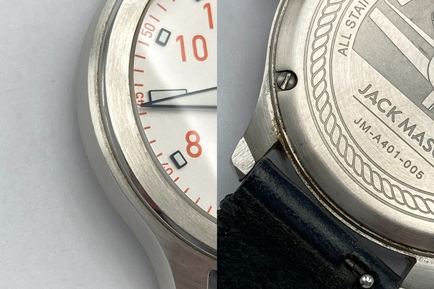 JACK MASON ジャックメイソン アビエーション Rescue Orange JM-A401-005 腕時計 クオーツ 中古 D4