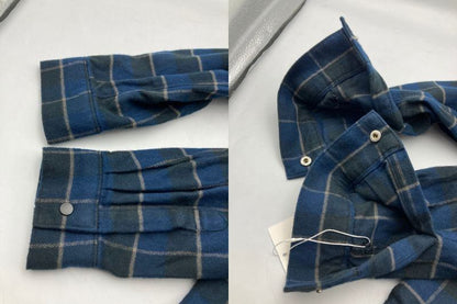 human woman ヒューマンウーマン 起毛チェックブラウス 077-3210101 サイズM 中古 D4